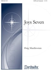 Joys Seven SATB choral sheet music cover